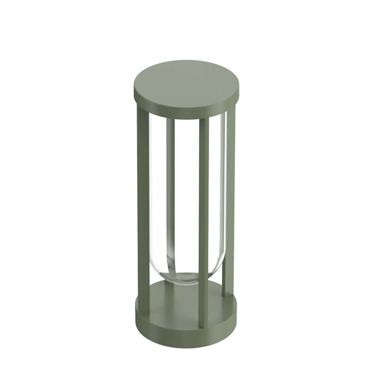 Bolardo FLOS In Vitro 1, 2.700 K, 40 cm, verde claro