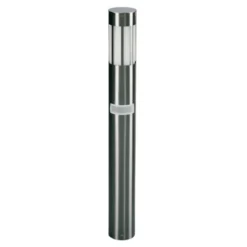 Bolardo luminoso 475, acero inoxidable, altura 90 cm, detector de movimiento