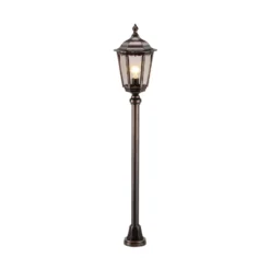 Bolardo luminoso 1123 aluminio fundido negro-cobre