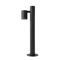 Bolardo luminoso ARNE, negro, 1 luz, altura 50 cm, IP44, LED GU10