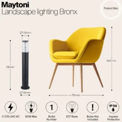 Bolardo luminoso Bronx