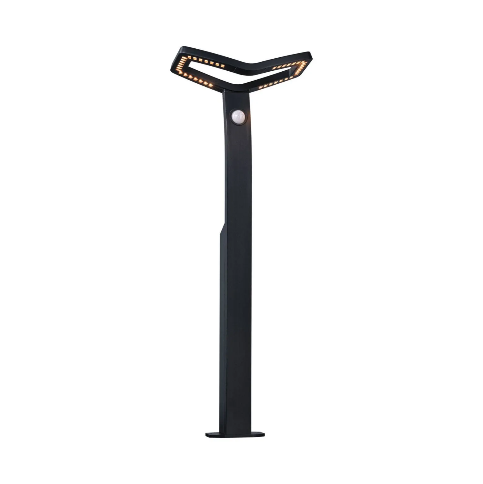 Bolardo luminoso con sensor inteligente Alara, CCT, antracita IP44 de Paulmann