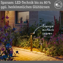 Bolardo luminoso con sensor inteligente Alara, CCT, antracita IP44 de Paulmann