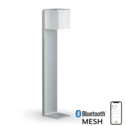 Bolardo luminoso con sensor STEINEL GL 80 SC, plateado
