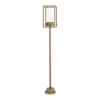 Bolardo luminoso Cubic³ 3371 latón antiguo/opalino