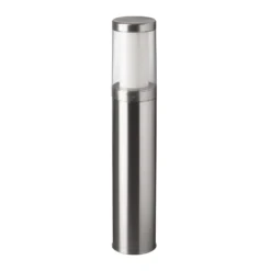 Bolardo luminoso 1256 de acero inoxidable resistente al agua salada 75 cm