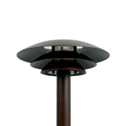 Bolardo luminoso Dyberg Larsen DL25, color cobre, IP44, acero inoxidable
