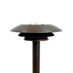 Bolardo luminoso Dyberg Larsen DL25, color cobre, IP44, acero inoxidable