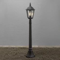 Bolardo luminoso Firenze, negro