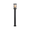 Bolardo luminoso Gracey, altura 100 cm, negro, acero inoxidable, IP54