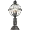 Bolardo luminoso Halleron con acabado Londonderry