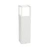 Bolardo luminoso Henry, blanco, altura 60 cm, aluminio/acero inoxidable