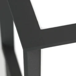 Bolardo luminoso Henry, negro, altura 60 cm, aluminio/acero inoxidable