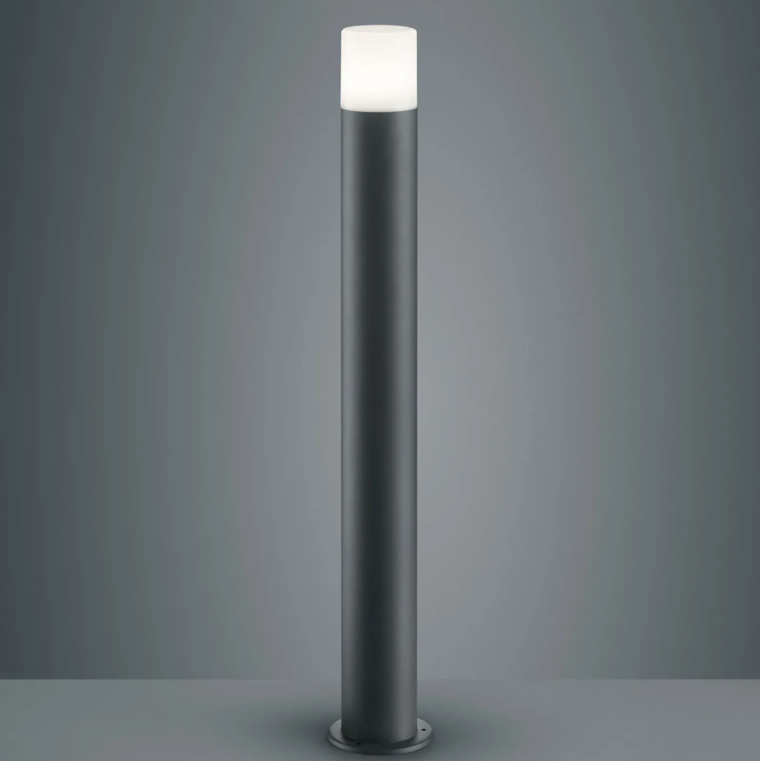Bolardo luminoso Hoosic aluminio fundido antracita