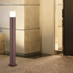 Bolardo luminoso Hoosic de aluminio fundido