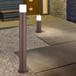 Bolardo luminoso Hoosic de aluminio fundido