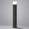 Bolardo luminoso HUDSON, antracita, altura 80 cm, metal, IP44