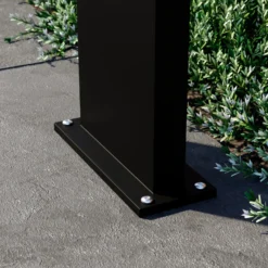 Bolardo luminoso LED Advik de Arcchio, IP65, 60 cm, antracita, metal