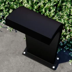 Bolardo luminoso LED Advik de Arcchio, IP65, 60 cm, antracita, metal