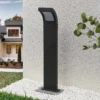 Bolardo luminoso LED Advik de Arcchio, 100 cm, antracita, metal, IP65
