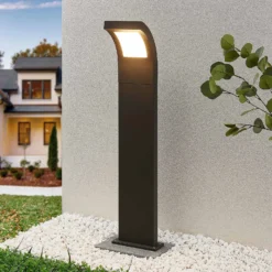 Bolardo luminoso LED Advik de Arcchio, 100 cm, antracita, metal, IP65