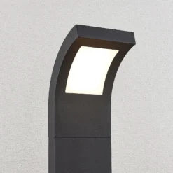 Bolardo luminoso LED Advik de Arcchio, 100 cm, antracita, metal, IP65