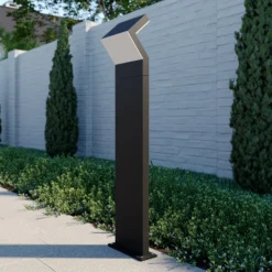 Bolardo luminoso LED Arcchio, antracita, metal, 100 cm