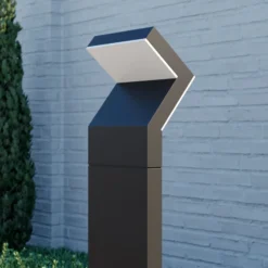 Bolardo luminoso LED Arcchio, antracita, metal, 100 cm
