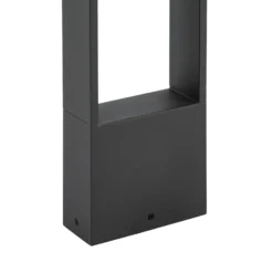 Bolardo luminoso LED Arcchio Kovato, altura 95 cm, gris oscuro, IP65
