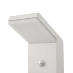 Bolardo luminoso LED Arcchio Yolena, sensor, 100 cm, blanco, IP54