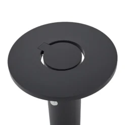 Bolardo luminoso LED Arcchio Tovio, altura 81 cm, sensor, antracita