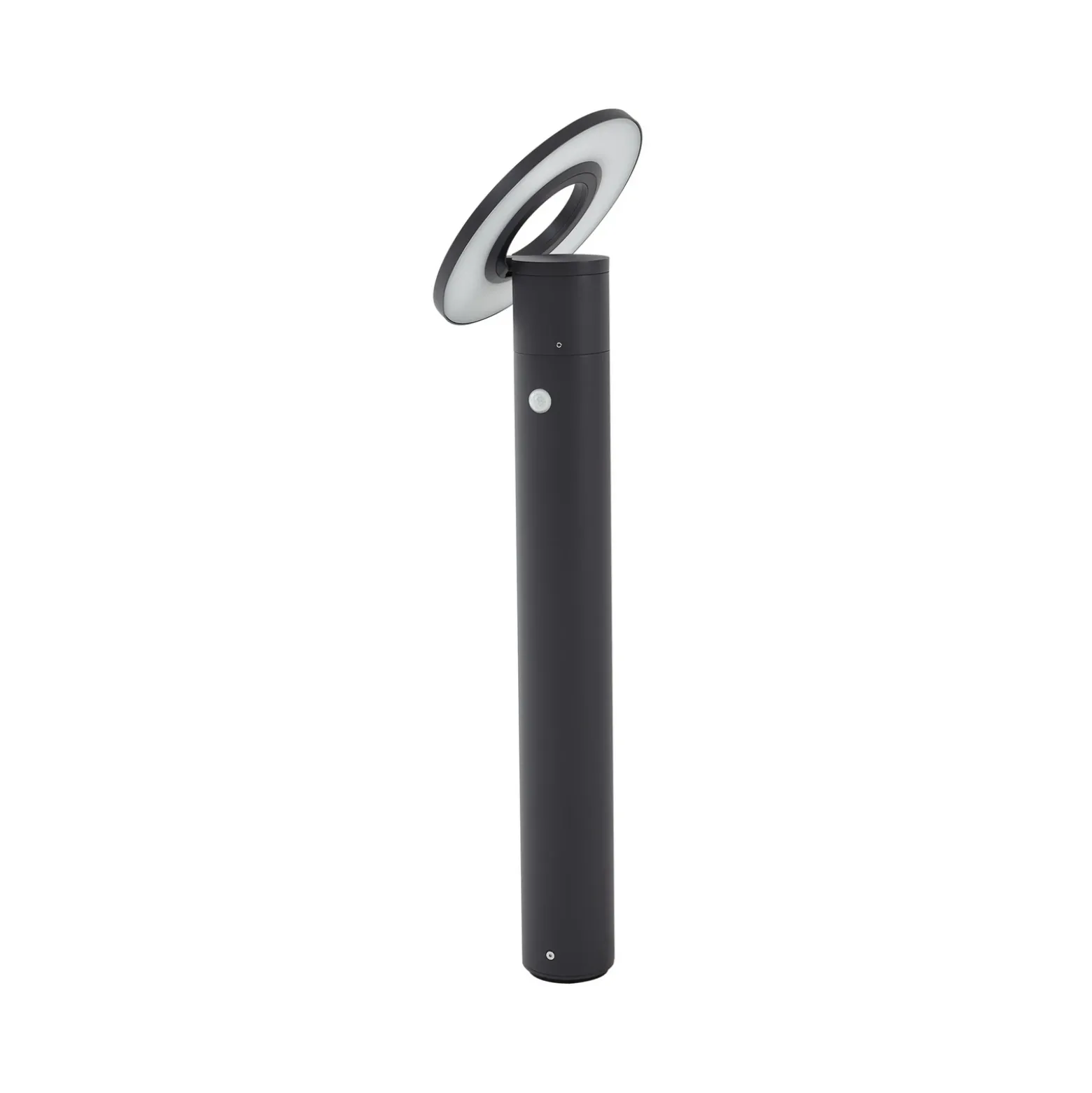 Bolardo luminoso LED Arcchio Tovio, altura 81 cm, sensor, antracita