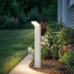 Bolardo luminoso LED Arcchio Yolena, 100 cm, blanco, IP65