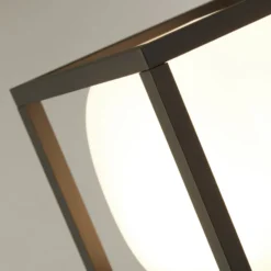 Bolardo luminoso LED Athens, IP54, negro, altura 65 cm, metal