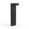 Bolardo luminoso LED ATO, altura 45 cm, encendido/apagado, color antracita,