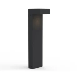 Bolardo luminoso LED ATO, altura 45 cm, encendido/apagado, color antracita,