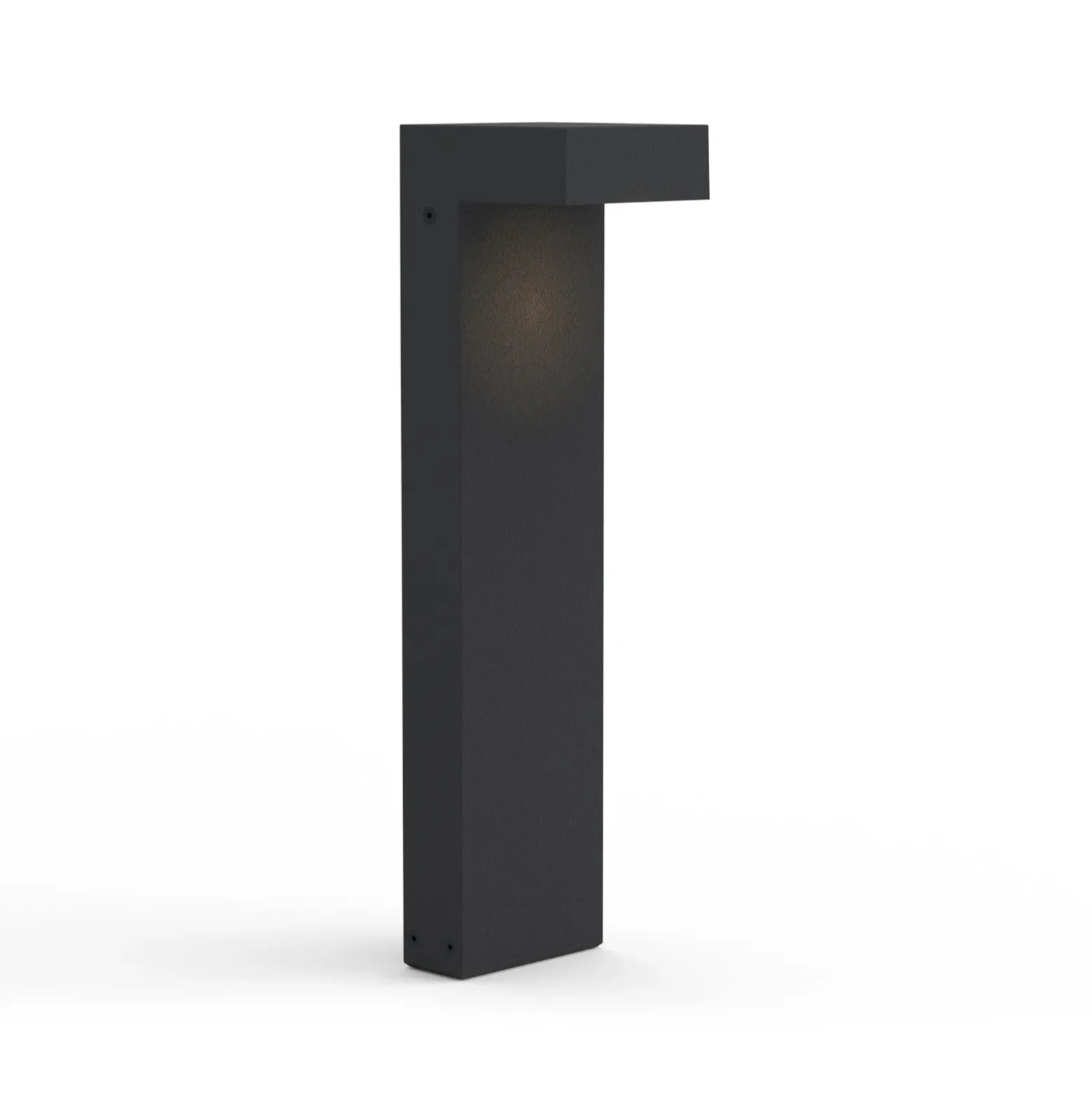 Bolardo luminoso LED ATO, altura 45 cm, encendido/apagado, color antracita,