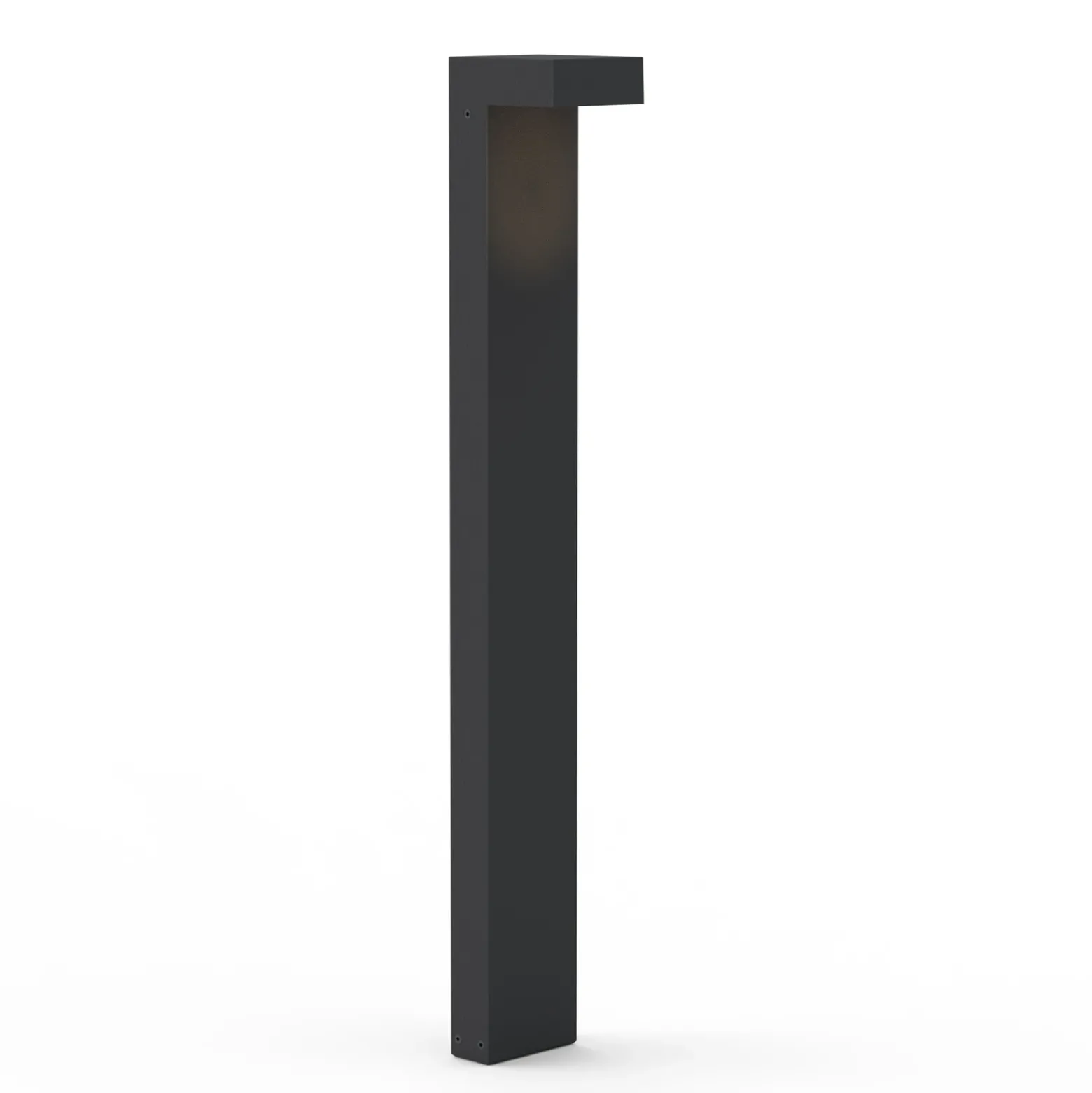 Bolardo luminoso LED ATO, altura 85 cm, DALI, color antracita, IP65, metal