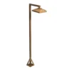 Bolardo luminoso LED Aura Edge, 80 x 19,5 cm, latón antiguo