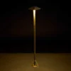 Bolardo luminoso LED Aura Edge, altura 80 cm, latón antiguo, IP65