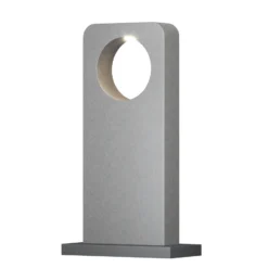Bolardo luminoso LED BETONE, altura 74 cm, gris, efecto cemento, IP65