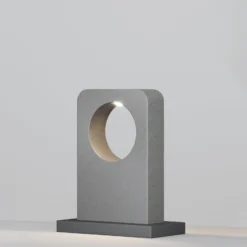 Bolardo luminoso LED BETONE, altura 49 cm, gris, imitación cemento, IP65