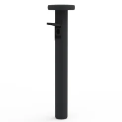 Bolardo luminoso LED CIRC, DALI, toma de corriente, antracita, 82 cm, IP65