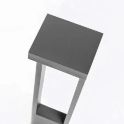 Bolardo luminoso LED CMD 9050, altura 65 cm, antracita, metal, IP65