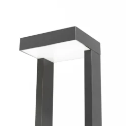 Bolardo luminoso LED CMD 9050, altura 65 cm, antracita, metal, IP65