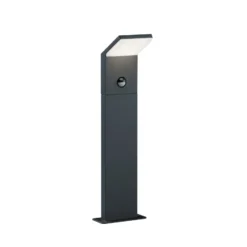 Bolardo luminoso LED con sensor PEARL, altura 50 cm, metal antracita, IP54