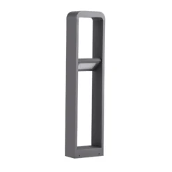Bolardo luminoso LED Darko de Lindby, 100 cm, gris, metal, IP54