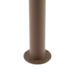 Bolardo luminoso LED de exterior Lindby Soran, marrón, 60 cm, metal, IP44