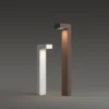 Bolardo luminoso LED de exterior Sirio de IDEAL LUX, gris, altura 60 cm, metal