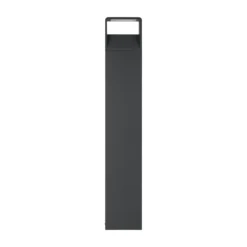 Bolardo luminoso LED Doninni 1 antracita alto 80cm